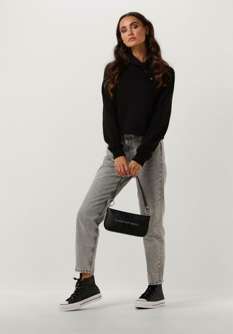 Zwarte CALVIN KLEIN Trui CK EMBRO BADGE REGULAR HOODIE - large