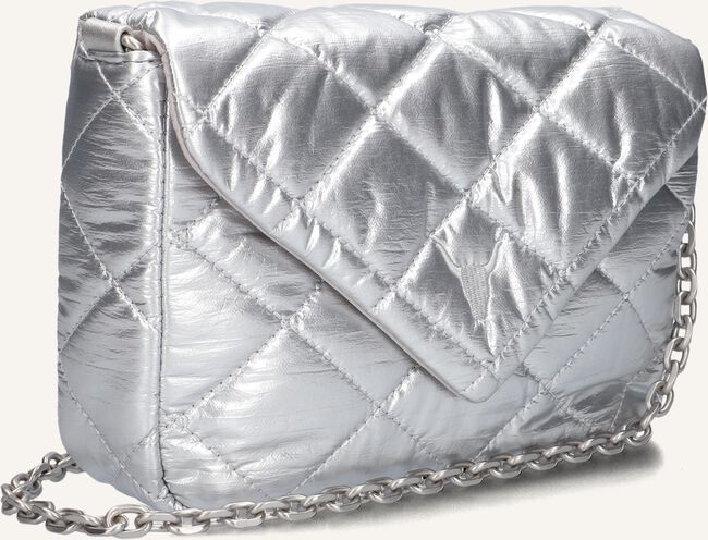 Zilveren ALIX THE LABEL Schoudertas LADIES WOVEN QUILTED METALLIC SHOULDER BAG Zilveren ALIX THE LABEL Schoudertas LADIES WOVEN QUILTED METALLIC SHOULDER BAG - large