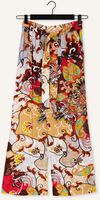 Multi SUMMUM Wijde broek TROUSER FESTIVAL PRINT ON VISCOSE SATIN Multi SUMMUM Wijde broek TROUSER FESTIVAL PRINT ON VISCOSE SATIN - medium