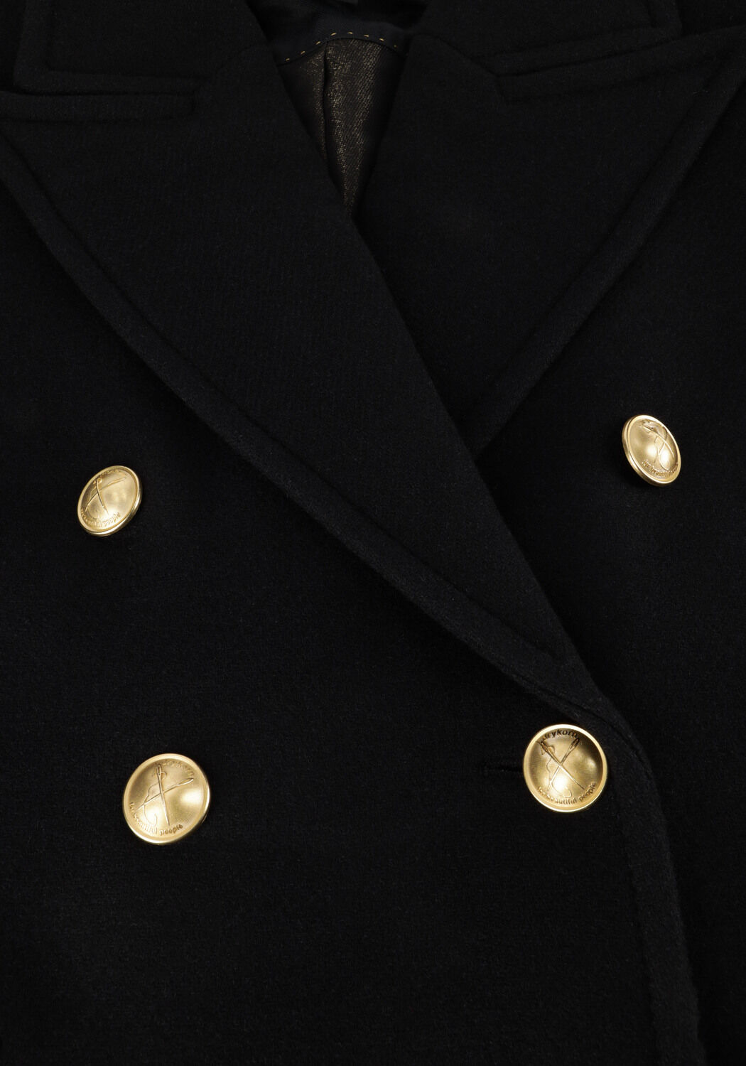 Zwarte DRYKORN Mantel ORDBURGH - large