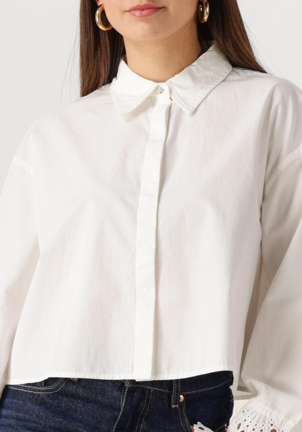 Y.A.S. Dames Blouses Yastrinity Ls Shirt S. Wit