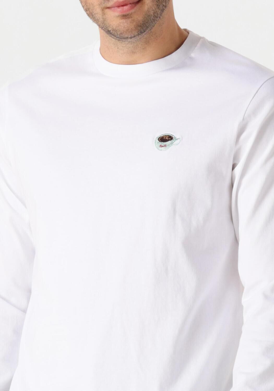 FORÉT Forét Heren Polo's & T-shirts Relax Long Sleeve Wit