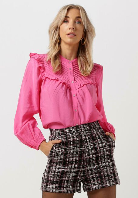 Roze CO'COUTURE Blouses CALLUM FRILL SHOULDER SHIRT - large