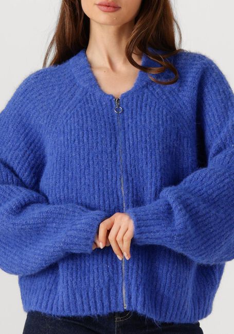 Blauwe EDITED Vest RANI BOMBER CARDIGAN - large