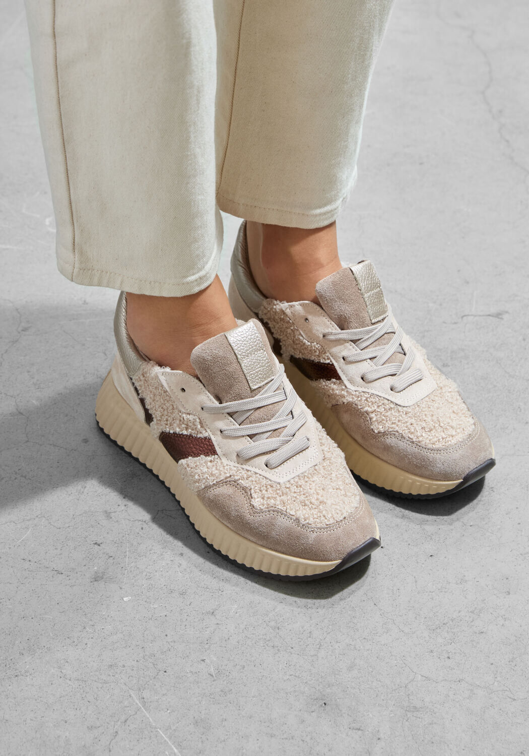 Beige SOFTWAVES Lage sneakers 8.95.05 - medium