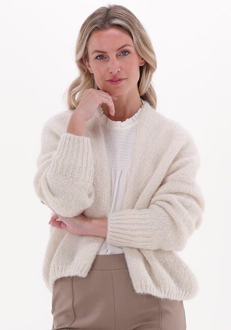 Ecru KNIT-TED Vest BECKY CARDIGAN - large