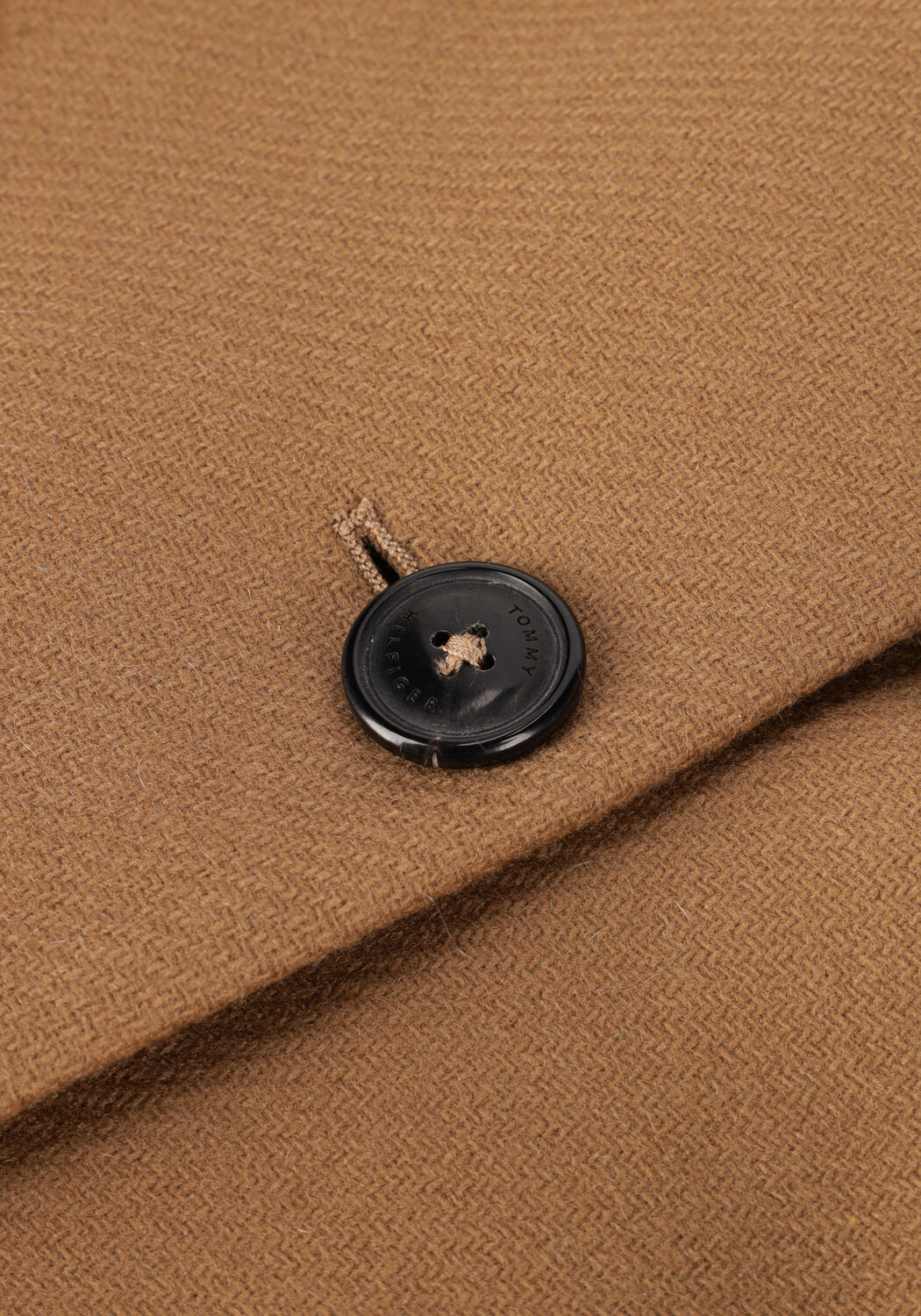 Bruine TOMMY HILFIGER Mantel WOOL BLEND CLASSIC COAT - large