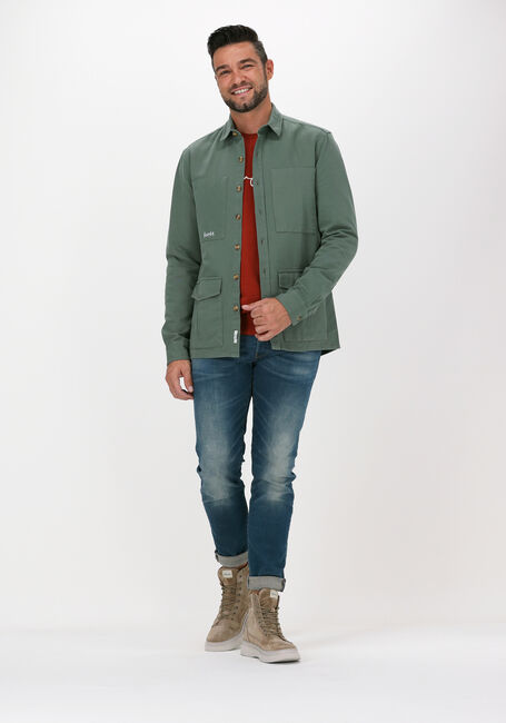 Groene FORÉT Overshirt SHARK SHIRT - large