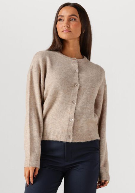 Beige MINUS Vest AURELIA KNIT CARDIGAN - large