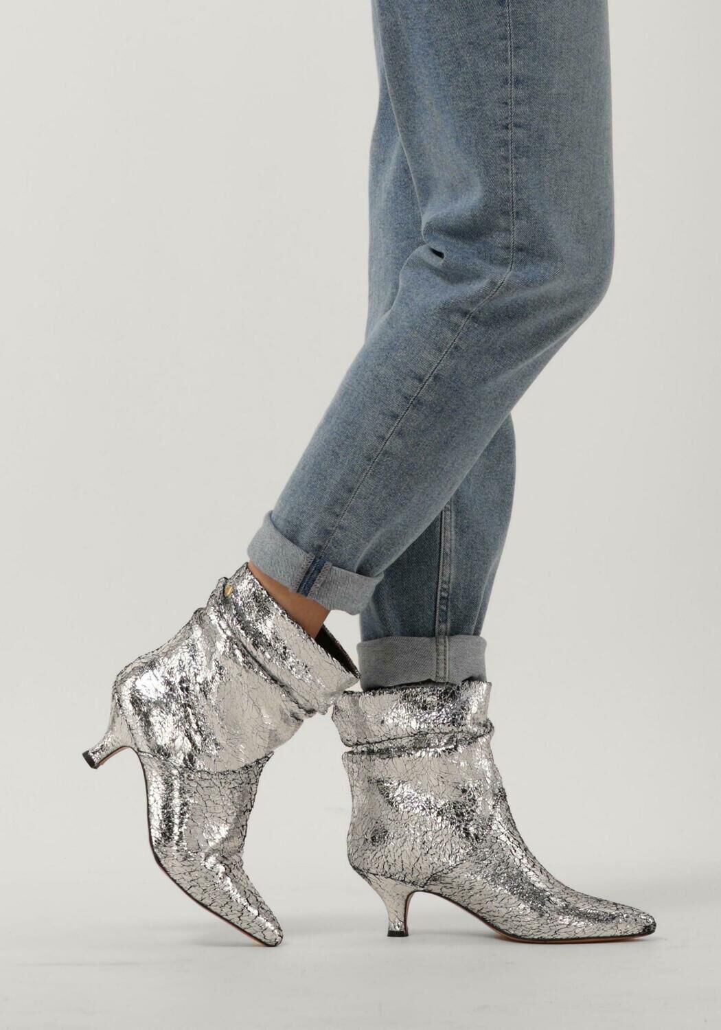 Zilveren FABIENNE CHAPOT Enkellaarsjes KELLY BOOT - large