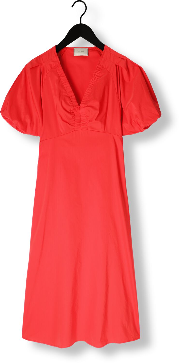 NEO NOIR Dames Jurken Illana Poplin Dress Rood
