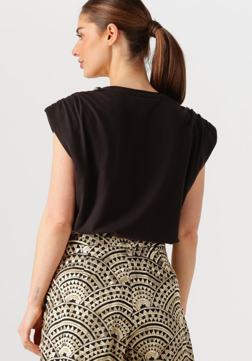 AAIKO Dames Tops & T-shirts Amara Co 540 Zwart