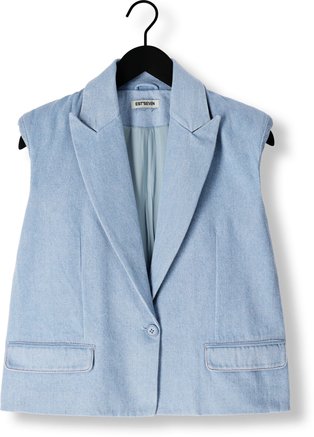 EST'SEVEN Dames Blazers Alexander Blazer Lichtblauw