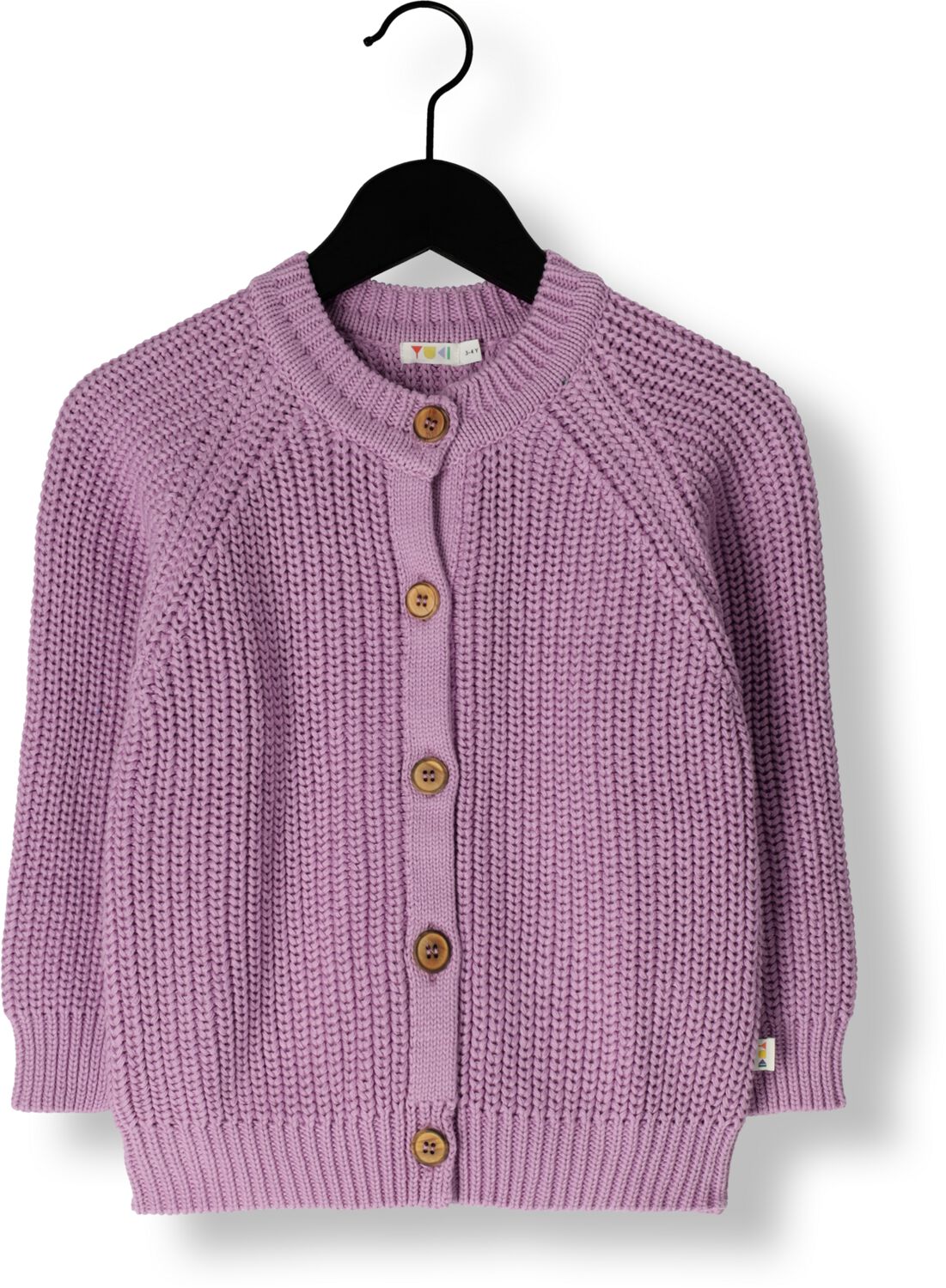 YUKI KIDSWEAR Meisjes Truien & Vesten Raglan Cardigan Paars