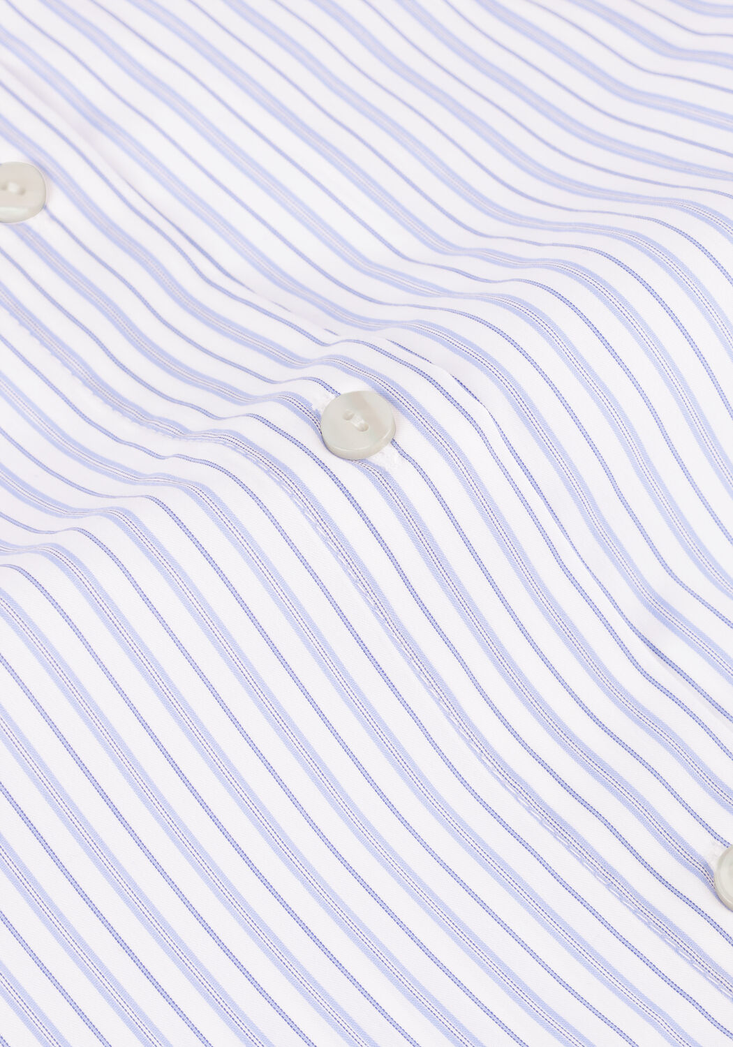 Lichtblauwe NEO NOIR Blouses DITA MINI STRIPE SHIRT - large