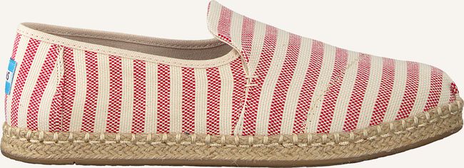 Rode TOMS Espadrilles DECONSTRUCTED ALPARGATA W Rode TOMS Espadrilles DECONSTRUCTED ALPARGATA W - large