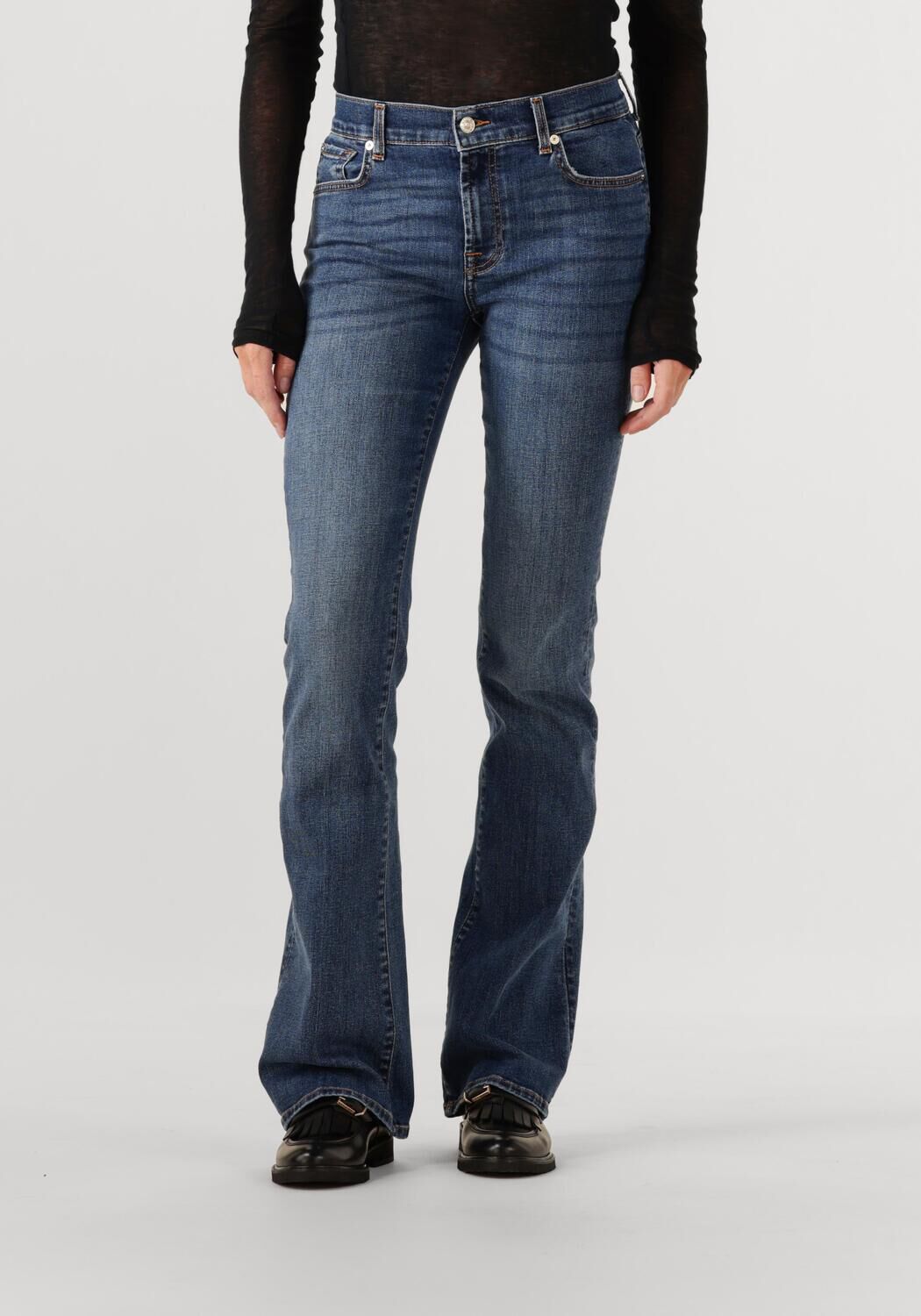 7 FOR ALL MANKIND Dames Jeans Bootcut Soho Light Blauw