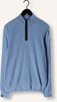 Lichtblauwe VANGUARD Trui HALP ZIP COLLAR COTTON STRUCTURE Lichtblauwe VANGUARD Trui HALP ZIP COLLAR COTTON STRUCTURE - medium