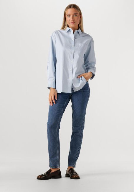 Donkerblauwe SELECTED WOMEN Slim fit jeans SLFSLIM BEA-KORI MW JEANS - large