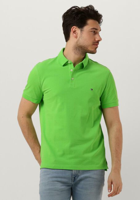 Lime TOMMY HILFIGER Polo 1985 SLIM POLO - large