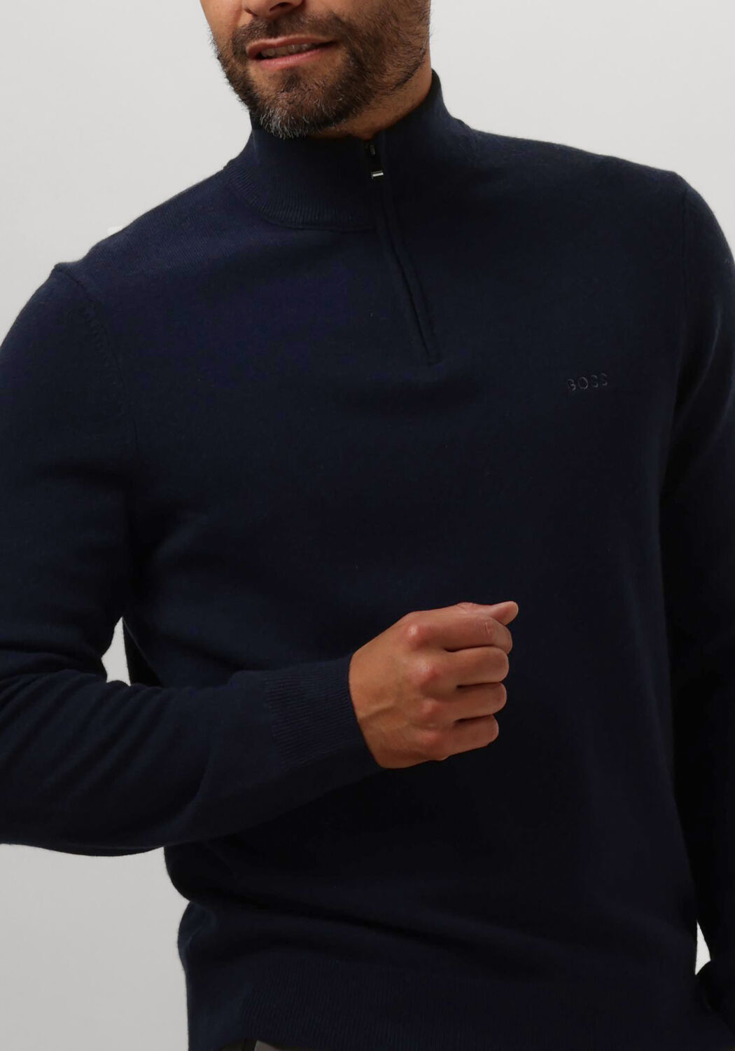 BOSS BLACK Heren Truien & Vesten Emarlo Donkerblauw