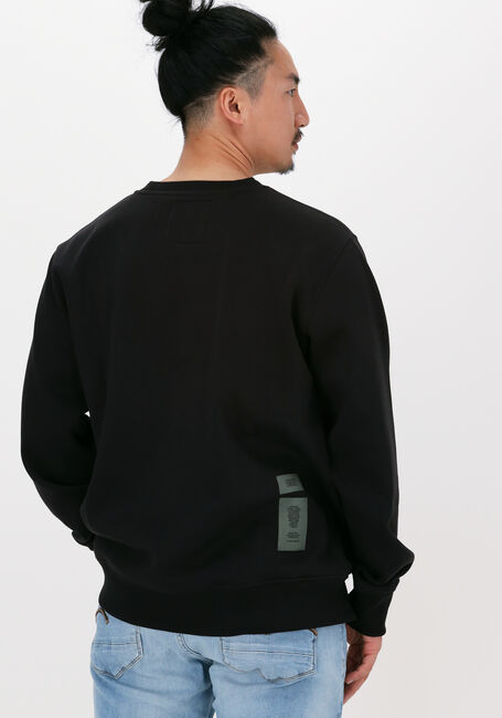 Zwarte G-STAR RAW Sweater A971 - ASHOR SWEAT R- 3D RAW. - large