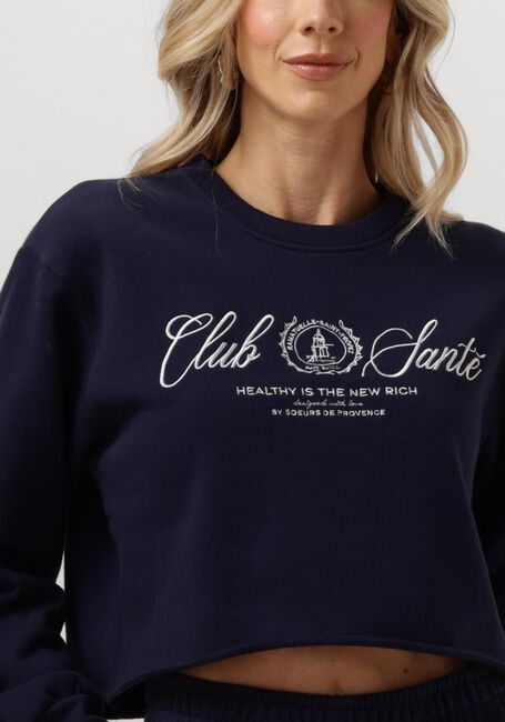Blauwe SOEURS DE PROVENCE Sweater LUCE SWEATER - large