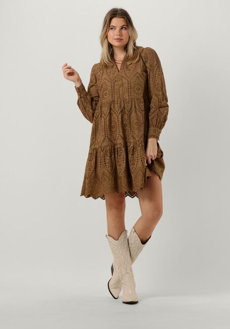 Camel Y.A.S. Mini jurk YASHOLI LS DRESS - large