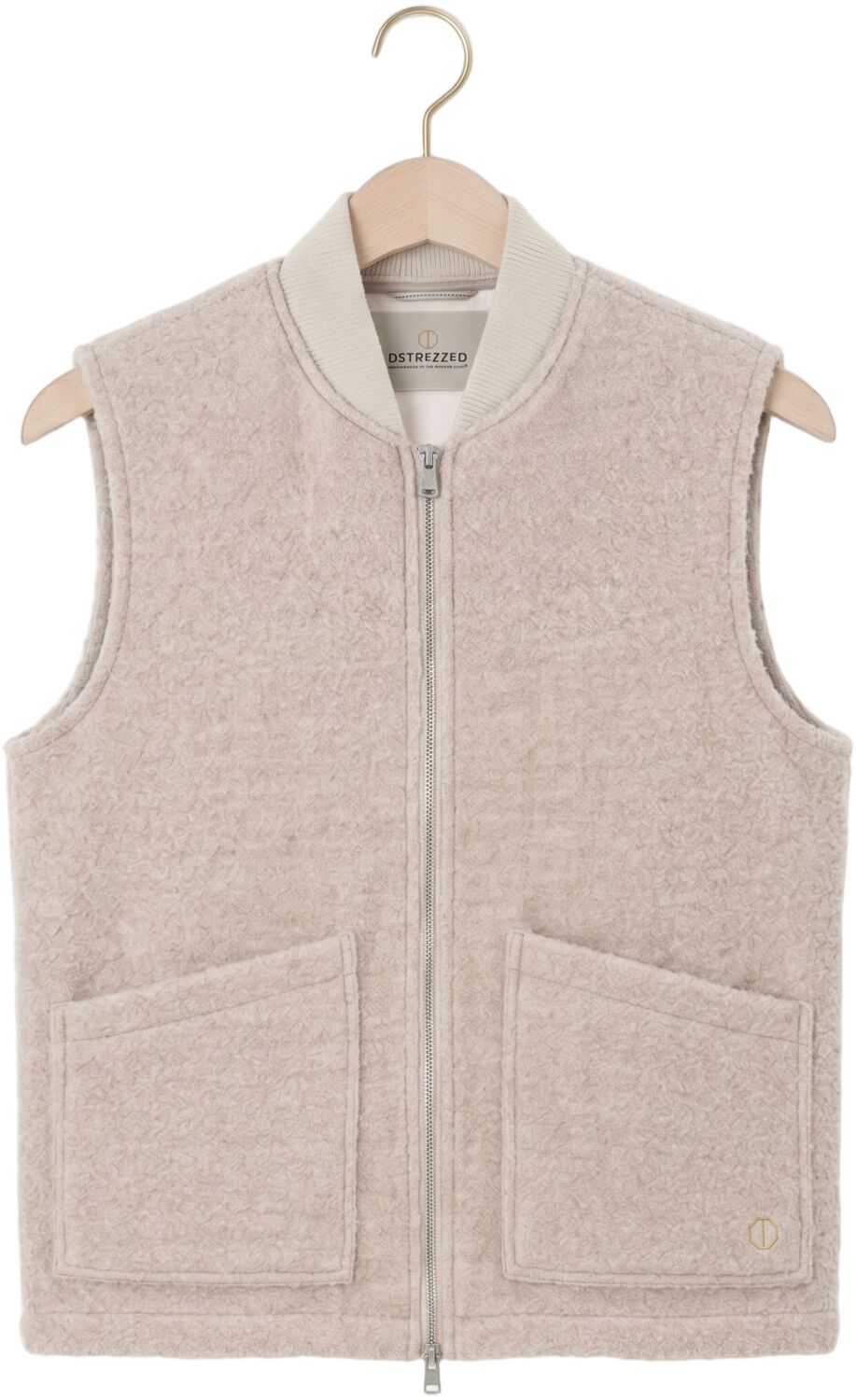 DSTREZZED Heren Jassen Ds_nils Teddy Vest Beige