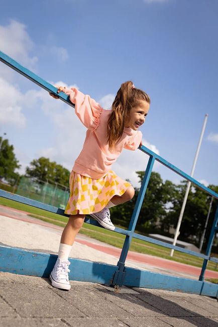 Multi Sproet & Sprout Mini jurk PAPERBAG SKIRT BLOCKS - large