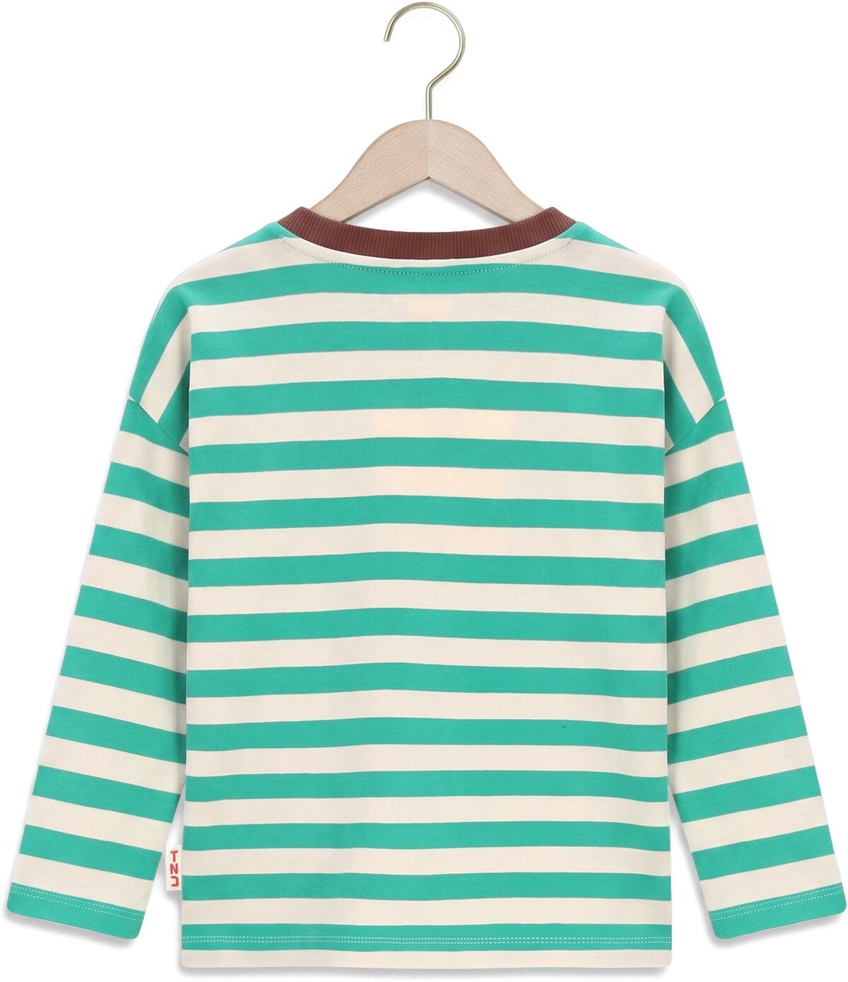 THE NEW CHAPTER Jongens Polo's & T-shirts Lou Longsleeve Groen