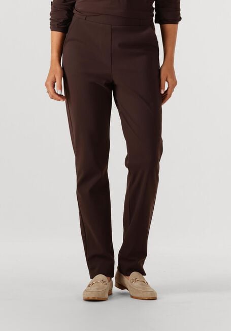 Bruine STUDIO ANNELOES Pantalon ANNE BONDED TROUSERS - large