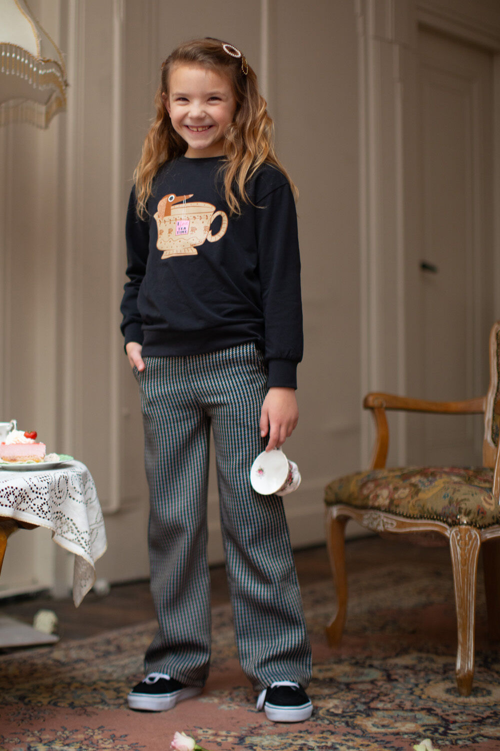 MOODSTREET Meisjes Truien & Vesten Sweater Sky Zwart