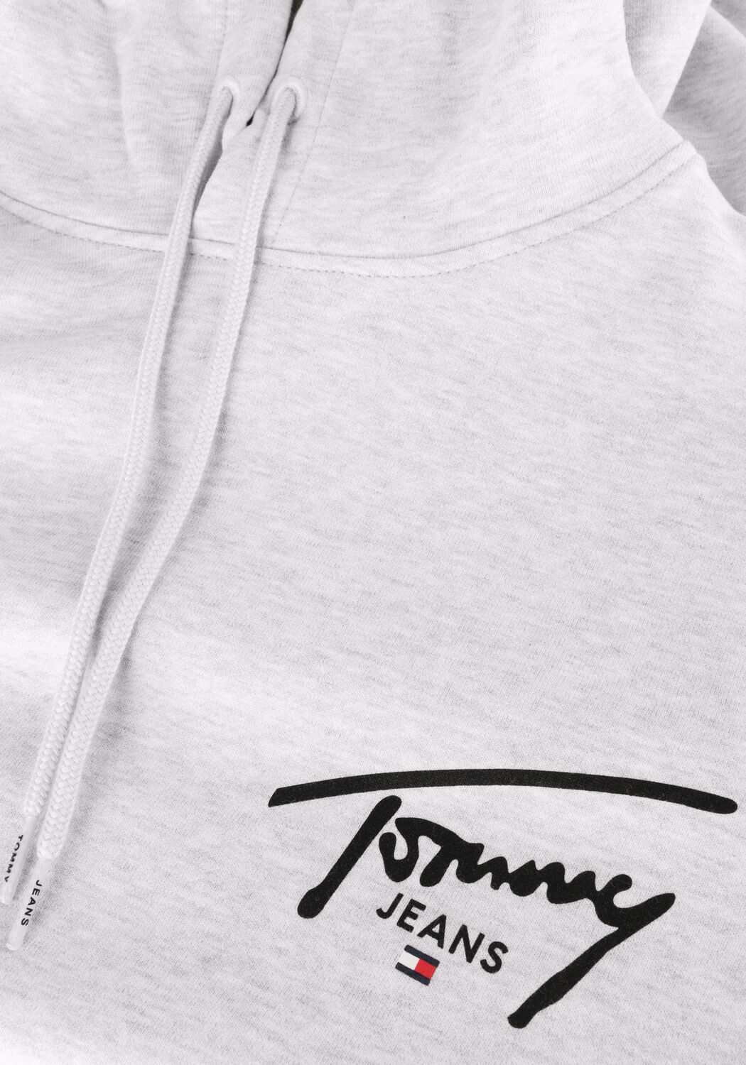 Lichtgrijze TOMMY JEANS Sweater TJM REG ENTRY GRAPHIC HOODIE EXT - large