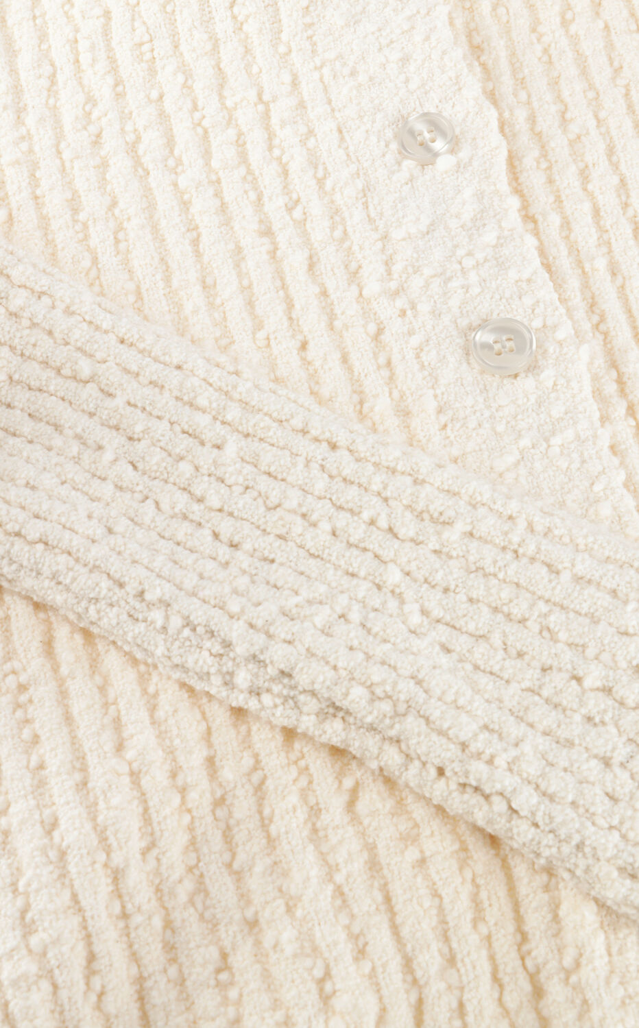 Creme MODSTR&Ouml;M Vest SHELLEYMD CARDIGAN - large