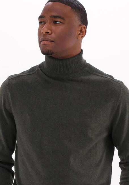 Groene SELECTED MEN Coltrui SLHBERG ROLL NECK - large