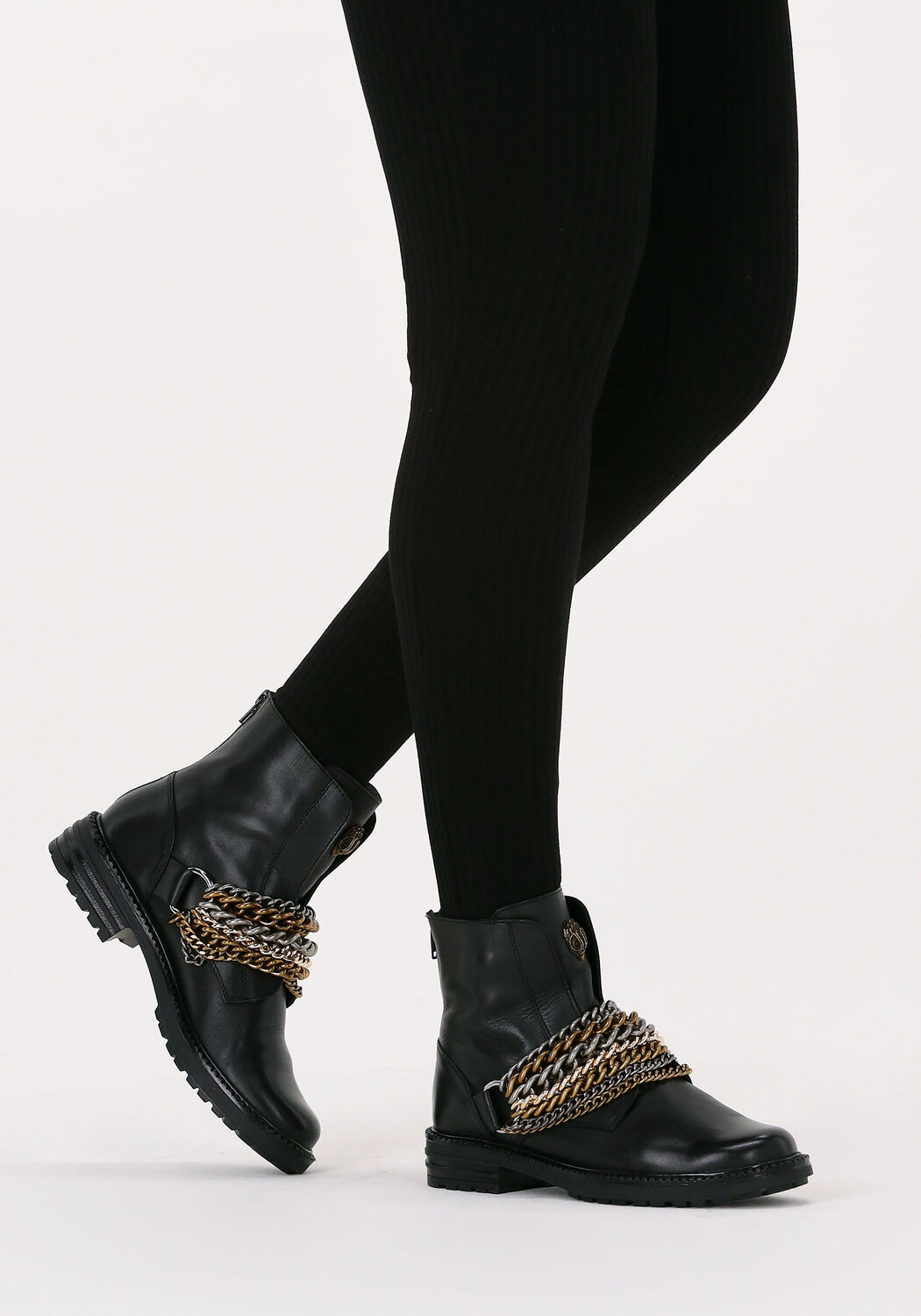 Zwarte KURT GEIGER LONDON Enkellaarsjes STEFAN - large