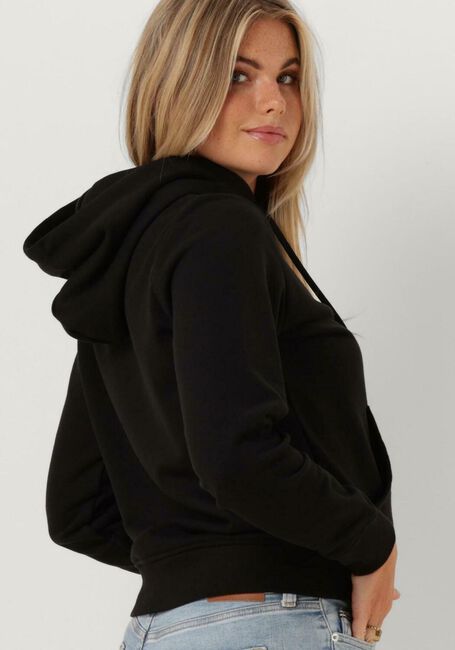 Zwarte TOMMY JEANS Sweater REG SERIF LINEAR HOODIE - large