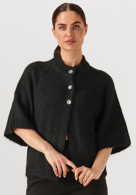 NEO NOIR BENUTA FLUFFY KNIT CARDIGAN - large