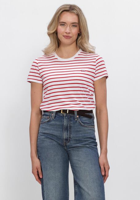 Lichtgrijze LEVI'S T-shirt PERFECT TEE EMILY - large