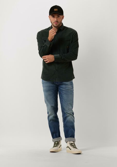 Groene PME LEGEND Overshirt LONG SLEEVE SHIRT FINE CTN CORDUROY - large