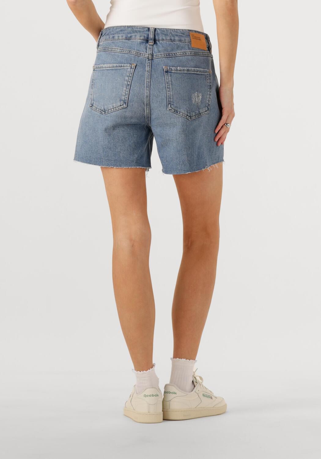 MY ESSENTIAL WARDROBE Dames Broeken Lucymy 139 Shorts Blauw