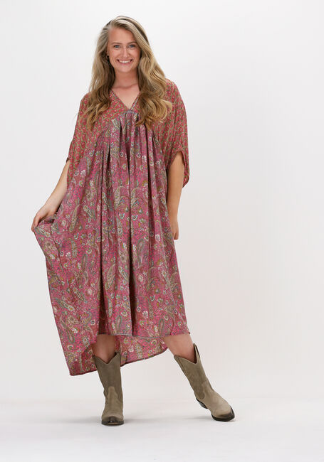 Roze SISSEL EDELBO Maxi jurk MADONNA MIX CAFTAN Roze SISSEL EDELBO Maxi jurk MADONNA MIX CAFTAN - large