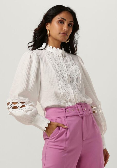 Witte AAIKO Blouses LENORA VIS 522 - large