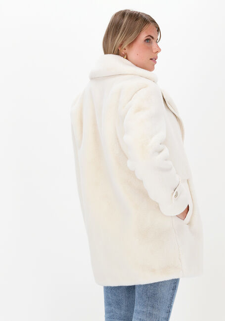 Witte LIU JO Faux fur jas CAPPOTTO COLD - large
