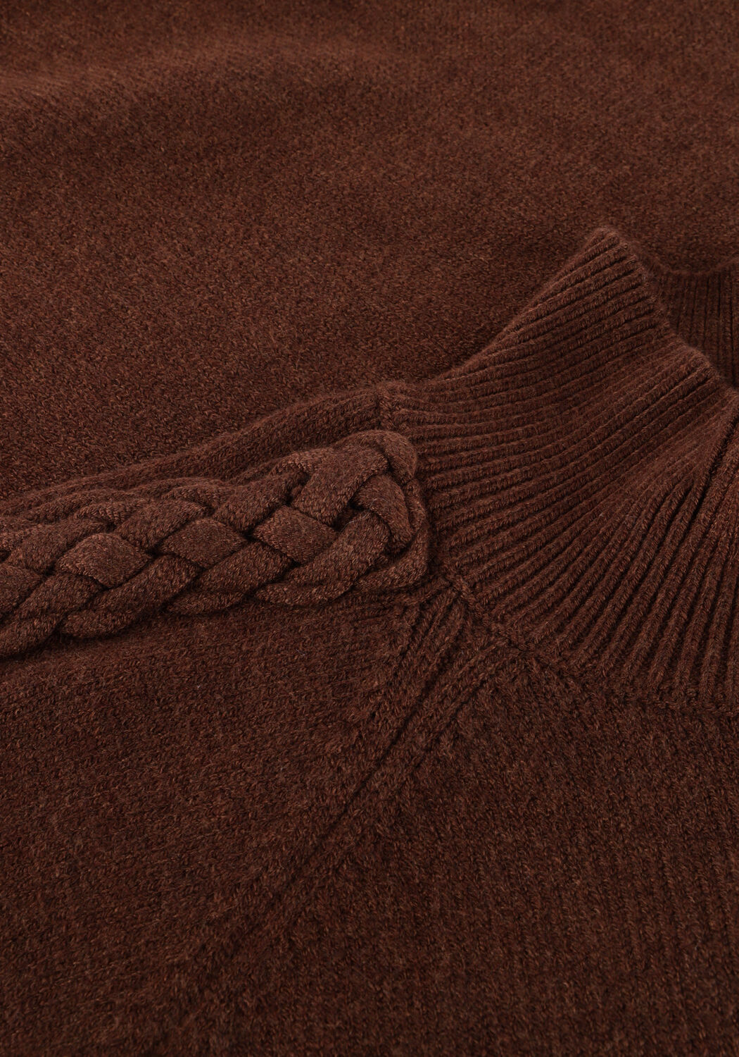 Bruine MINUS Top VERA HIGH NECK - large