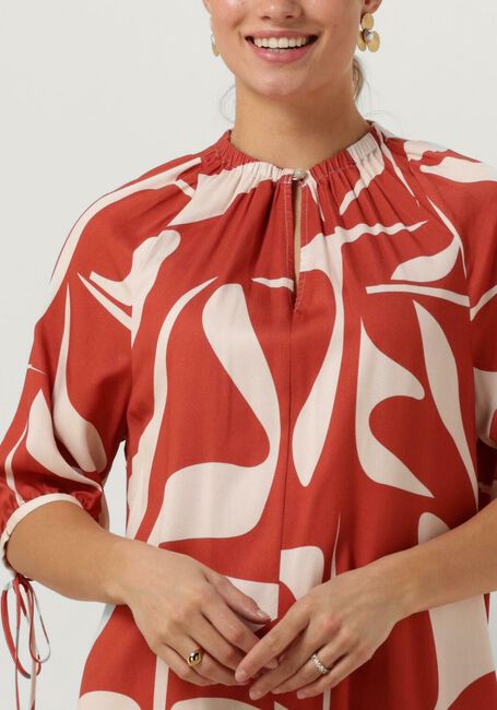 Rode ANOTHER LABEL Mini jurk MAYSA DRESS S/S - large