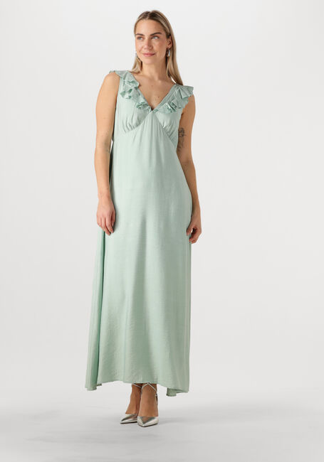 Groene MOVES Maxi jurk LEANNA DRESS 4237 - large