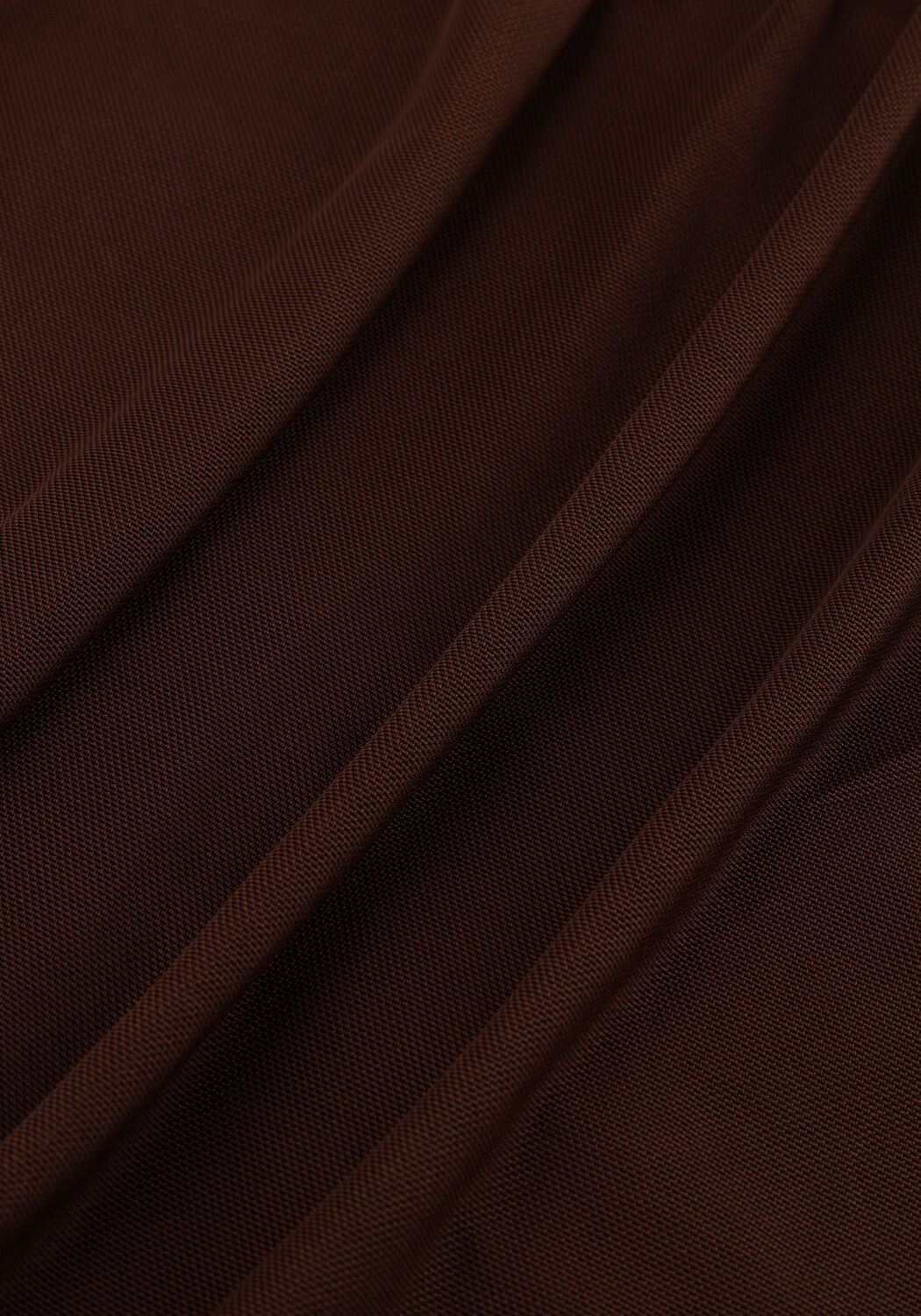 Bruine OMODA ATELIER Midi jurk OM-ZIERA DRESS - large