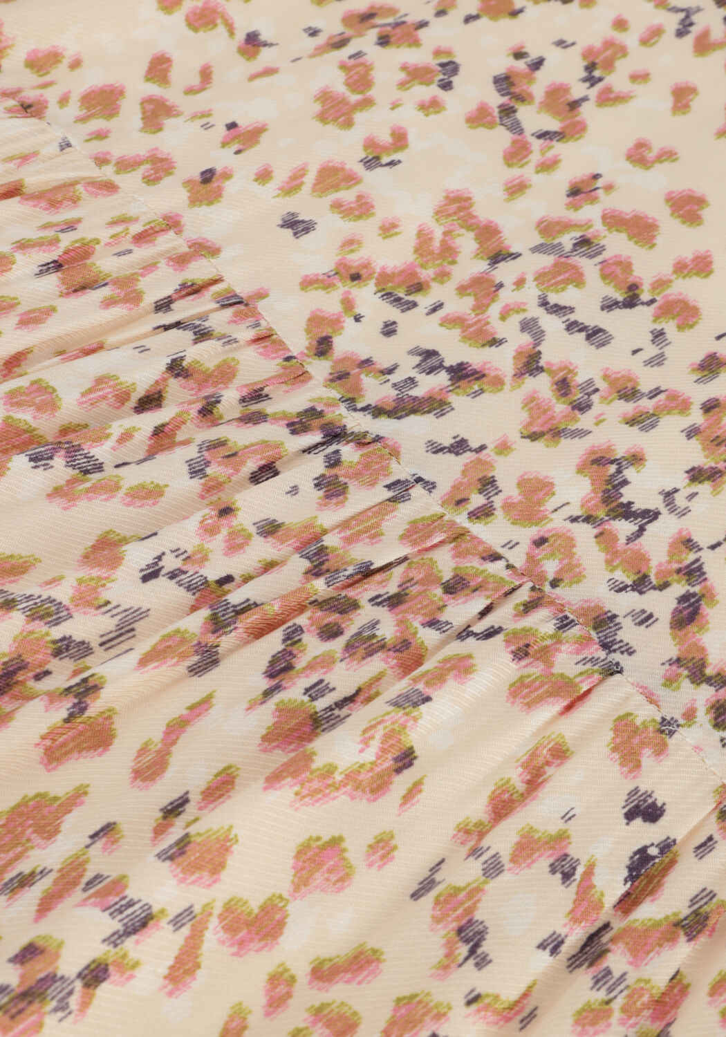 Gebroken wit SECOND FEMALE Mini jurk COSMOS DRESS - large